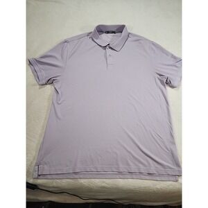Member's Mark Men's Stretch Cotton Classic Fit‎ Pique Polo Shirt Lavender XL NWT